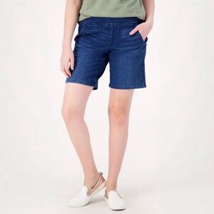 Belle by Kim Gravel | Jeans | Belle By Kim Gravel Flexibelle Crop Jeans Dark Indigo Plus 2